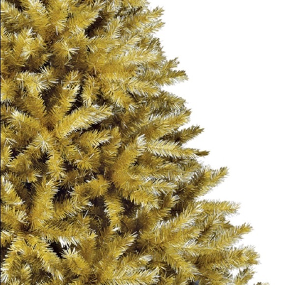 Treetopia Toasted Champagne Gold Tinsel Tree 6feet - Picture 3 of 5